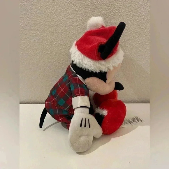 Disney Store Christmas Holiday Mickey Mouse Collectable Plush Decoration - Picture 5 of 9